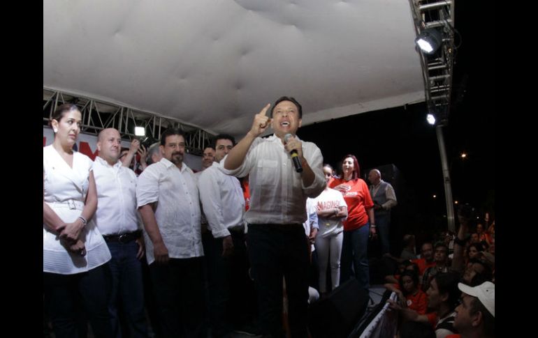 Lemus atribuye esta victoria a que su compromiso fue siempre, 'no con los partidos políticos, sino con los ciudadanos'. EL INFORMADOR / R.TAMAYO