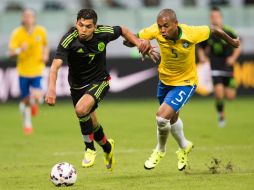 Jesús Manuel 'Tecatito' Corona fue el único jugador mexicano con un rendimiento destacable ante Brasil. MEXSPORT / J. Martínez