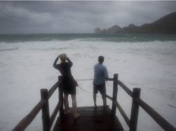 Protección Civil pide a los habitantes de las zonas amenazadas que no actúen con pánico. AP / E. Verdugo