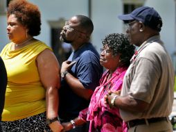 La familia de Walter Scott, fallecido el pasado 7 de abril, escucha la resolución del jurado contra el ex policía. AP / G. Beahm