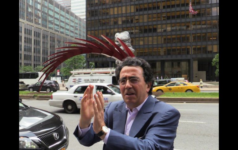 El artista español Santiago Calatrava afirma que trabajar en Nueva York es un enorme honor. EFE / A. Buj