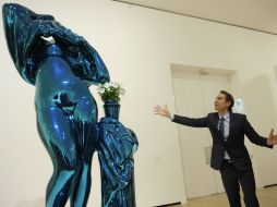 Monumental. Así es la obra de Jeff Koons, quien presenta 'A Retrospective', en el Museo Guggenheim de Bilbao, España. AFP / Monumental. Así es la obra de Jeff Koons, qui