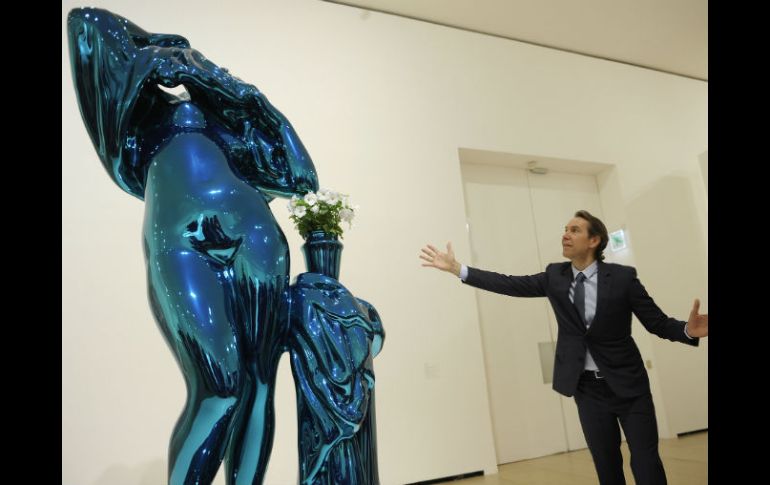 Monumental. Así es la obra de Jeff Koons, quien presenta 'A Retrospective', en el Museo Guggenheim de Bilbao, España. AFP / Monumental. Así es la obra de Jeff Koons, qui