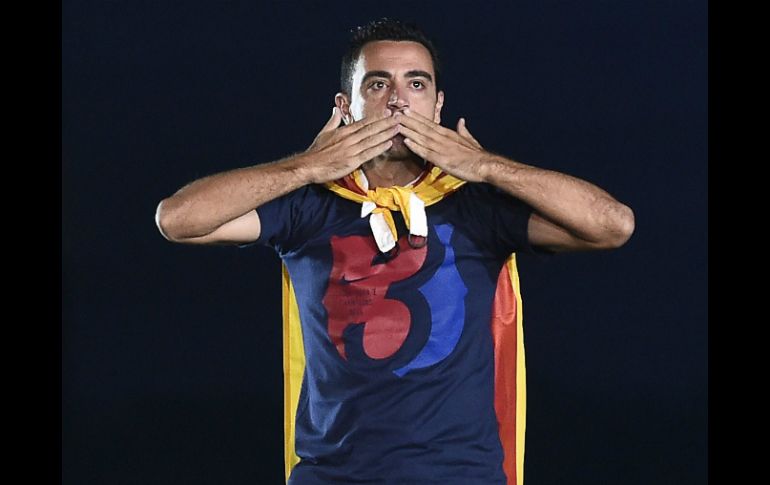Xavi Hernández es una estrella más que se va a la liga catarí. AFP / ARCHIVO