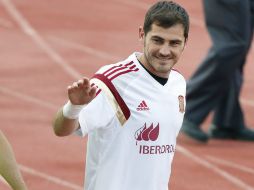 Casillas es el portero titular de la Selección española. EFE / A. Martin