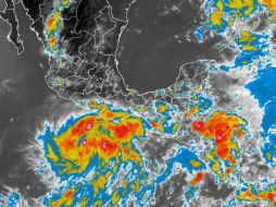 El Servicio mantiene el pronóstico de precipitaciones muy fuertes en sitios de Guerrero, Oaxaca y Chiapas. ESPECIAL / smn.conagua.gob.mx