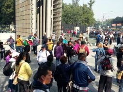 Diversas organizaciones se movilizaron en la Ciudad de México para recordar a los estudiantes que se enfrentaron con 'Los Halcones'. SUN / Y. Xolalpa