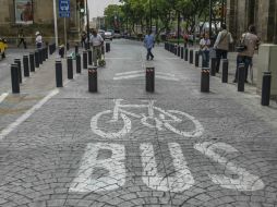 Los bolardos sólo permitirán el acceso de vehículos oficiales y de emergencia, así como de las rutas 400 y 500 del trolebús. EL INFORMADOR / A. García