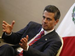 Peña Nieto reitera que México actúa ''en congruencia con lo que mandata'' la Constitución. EFE / J. Lizón