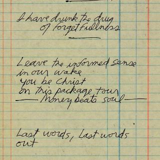 Subastan poema de Jim Morrison hallado en hotel donde murió