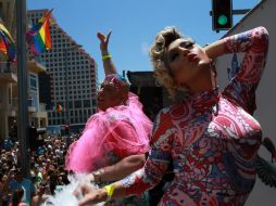 En Tel Aviv, la diversidad sexual es bien recibida, hoy hubo más de 100 mil personas en la Marcha. AFP / G. Cohen