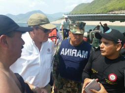 Luego del accidente fueron rescatadas 11 personas y tres se reportaron como desaparecidas. TWITTER / @gobmichoacan