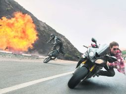 Explosivo. Tom Cruise regresa con el papel de 'Ethan Hunt' para la quinta parte de 'Mission Imposible'. ESPECIAL / Paramount Pictures