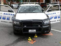 Boulware realizó disparos contra la fachada del edificio de policías justo después de la medianoche. AFP / S. House