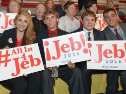 Los simpatizantes Bush ya tienen su forma de apoyarlo. AFP / A. Patron
