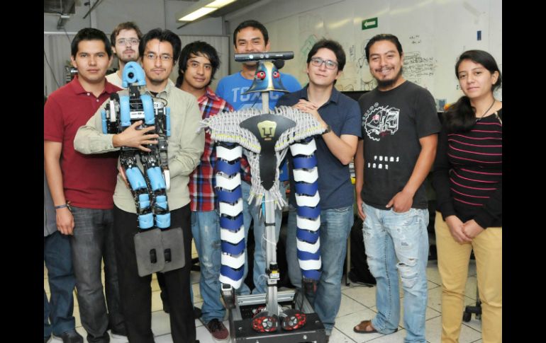 El robot creado hace cinco años se prepara para competir en China del 17 al 23 de julio. ESPECIAL / dgcs.unam.mx