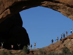 El Parque Nacional de los Arcos se localiza en un área desértica con piedras areniscas rojizas de formas caprichosas. AP / ARCHIVO