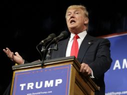 Trump hizo públicas sus ganas de ser candidato republicano para 2016. AP / C. Neibergall