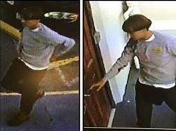 Se distribuyó un circular que muestra al principal sospechoso del asesinato de nueve personas. EFE / Especial