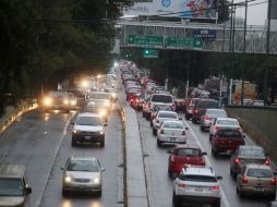 La avenida López Mateos en dirección a Plaza del Sol amaneció cerrada por las obras en la Glorieta de Mariano Otero. EL INFORMADOR / A. Hinojosa
