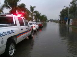 La tormenta comenzó alrederor de las 4:00 de la madrugada y afectó 31 cruceros semaforizados, que se restablecieron durante el día. TWITTER / @PCJalisco