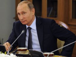El presidente ruso advierte que ningún país tiene derecho a hablar con Rusia a través de ultimátums. EFE / M. Klimentiev