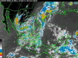 Los posibles torbellinos tendrían lugar en las zonas de Anáhuac, en NL así como de Reynosa, Matamoros y Nuevo Laredo, en Tamaulipas. ESPECIAL / smn.cna.gob.mx