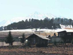 La vista a la distancia del Nevado de Toluca, una verdadera postal de la naturaleza. SUN /