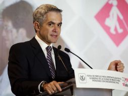 Miguel Ángel Mancera reconoció que buscaría la candidatura presidencial en 2018 y recordó que podría hacerlo por la vía independiente. SUN / J. Boites