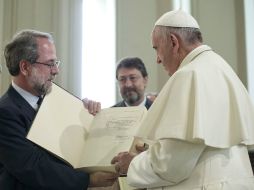 Uno de los asistentes fue el moderador de la Mesa Valdense, Eugenio Bernardini. AFP / Especial