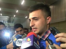 El jugador argentino asegura que disfruta de estar en el área de ataque. TWITTER / @Vamos_Diablos