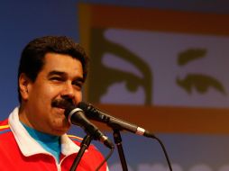 Maduro resaltó que la derecha política 'busca, promoviendo el odio y el desprecio, una intervención a Venezuela'. EFE /