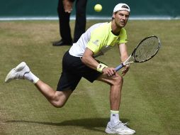 Andreas Seppi cayó en la Final del torneo de Halle, Alemania, el fin de semana pasado ante el suizo Roger Federer. AP / M. Meissner