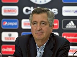 Jorge Vergara. 'Retomamos el camino y fue general, la gente encontró de nuevo el camino al Omnilife'. MEXSPORT / A. Macías