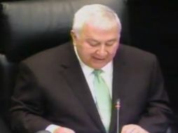 Chuayffet es cuestionado por los Senadores. YOUTUBE / Senado de México