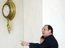 El presidente de Francia, Francois Hollande, convocó a su gabinete de seguridad para discutir el tema del espionaje. AFP / A. JOCARD