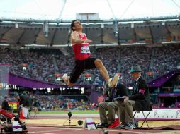 Luis Rivera asegura que un salto de entre 8.10 y 8.15 metros lo colocaría entre los medallistas de los Juegos Panamericanos en Toronto MEXSPORT / D. Leah