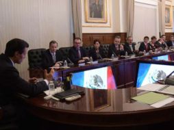 El Ejecutivo federal se reúne en privado con los titulas de las dependencias gubernamentales esta tarde. TWITTER / @PresidenciaMX