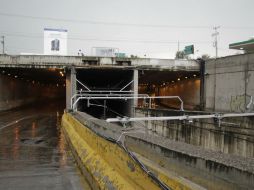 Se reportan inundaciones en diferentes zonas de la metrópoli. En la imagen Patria y Colón. EL INFORMADOR / R. Tamayo
