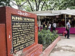 El Parque Revolución, ubicado en Juárez y Federalismo, luce abandonado. EL INFORMADOR / R. Tamayo