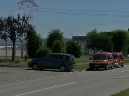 El atentado contra varios contendedores de gas dejó un número indeterminado de lesionados. AP /