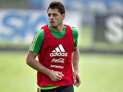 En la FMF no supieron a qué club llamar por Hernández, si al RM o al Manchester United. MEXSPORT / ARCHIVO