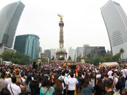 Varios artistas participarán en un concierto una vez que todo el contingente a la Plaza de la Constitución. NTX / J. Pazos