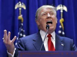 Donald Trump sostiene que no tiene porqué disculparse con México por lo dicho en su discurso anti inmigrante. AP / R. Drew