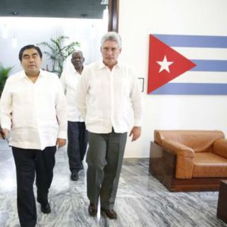 Gobierno de Cuba recibe a Miguel Barbosa