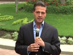 Agradeció a quienes lo atendieron en el hospital. YOUTUBE / Gobierno de la República