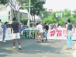 Los espacios fueron colocados sobre la Avenida Chapultepec. ESPECIAL /