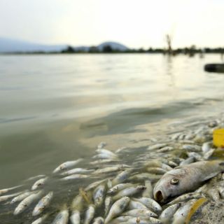 Mueren peces, nuevamente, en la Laguna de Cajititlán