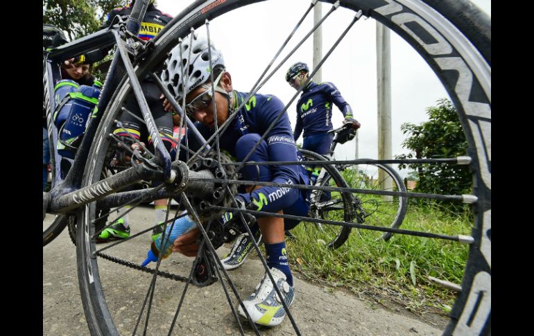 Nairo 'El Cóndor', buscará lucirse en la montaña. AFP / ARCHIVO