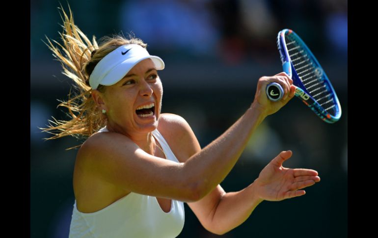 María Sharapova se enfrentará a Richel Hogenkamp en la siguiente fase. AFP / G. Kirk